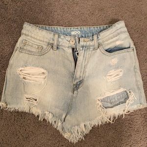 Denim shorts